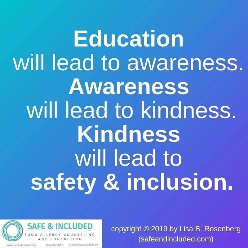 Day 31 of #foodallergyawareness month. As we wrap up Food Allergy Awareness month for 2023, I hope you gained and shared some knowledge about living with food allergies. It takes a village to help keep everyone #safeandincluded in life 💜