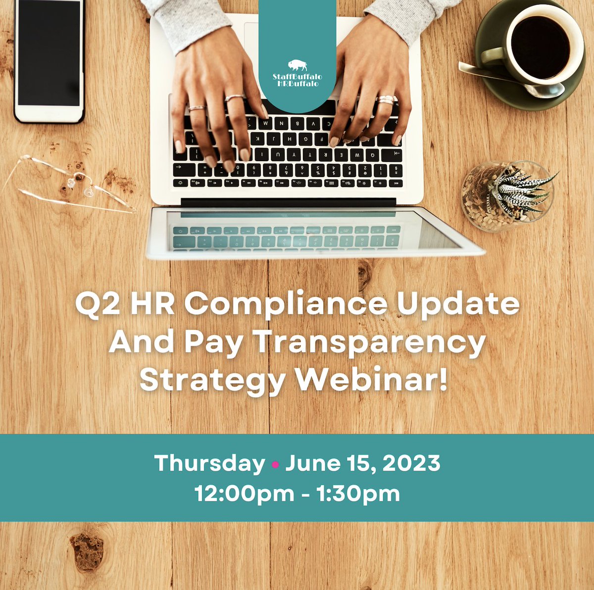 🔎 Want to ensure your organization complies with the latest regulations and is up to speed on pay transparency? Don't miss out! Register today and take the necessary steps to stay ahead!

#hrwebinar #salarytransparency #hrcompliance #hrservices @staffbuffalo @hrbuffalo