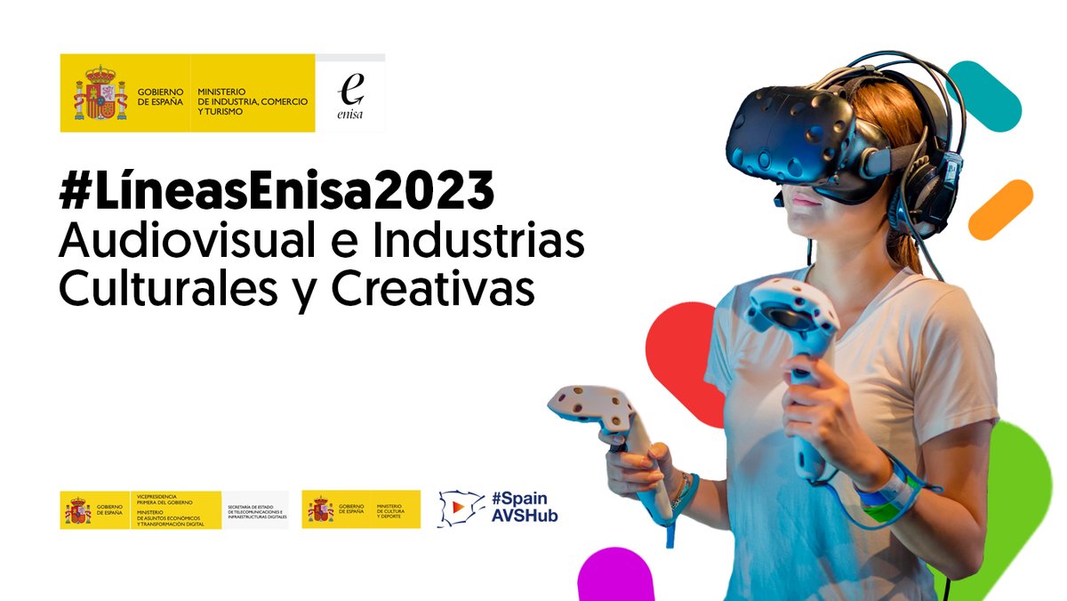 EikenCluster's tweet image. El Gobierno de España destina 7,5 millones de euros a impulsar el Plan #EspañaHubAudiovisual, a través de la línea de #financiación #ENISA Audiovisual e Industrias Culturales y Creativas.

➡️spainaudiovisualhub.mineco.gob.es/es/actualidad/…