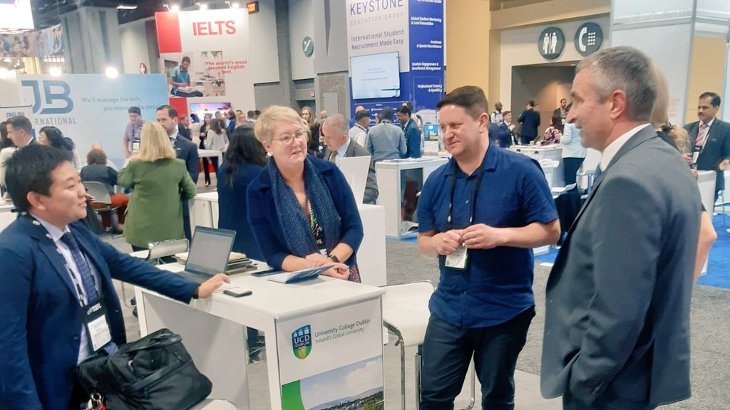 Department of Further and Higher Education (@deptoffhed) on Twitter photo Minister Collins attended the NAFSA International Education Conference & Expo today, where he met staff from Education in Ireland, DCU, UCC, UL, University of Galway, Mary Immaculate and others. Minister Collins attended the NAFSA International Education Conference & Expo today, where he met staff from Education in Ireland, DCU, UCC, UL, University of Galway, Mary Immaculate and others.