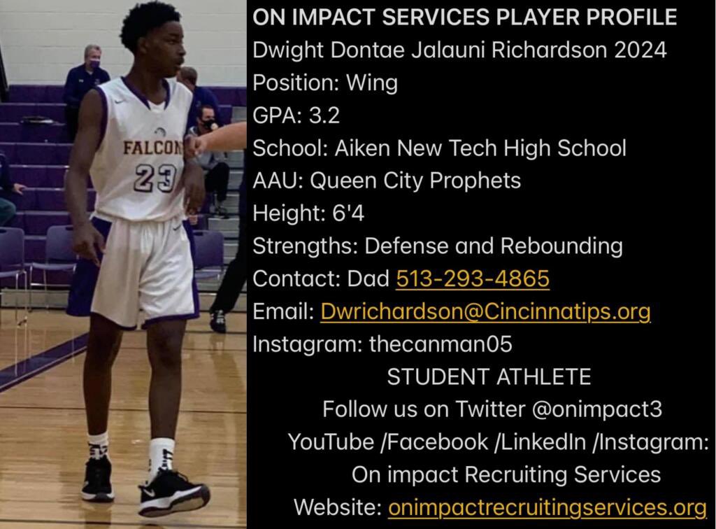 Recruitment 100% still open film available upon request!!!!!! <a href="/onimpact3/">On Impact Recruiting Services LLC</a>  <a href="/CoachDB_513/">Derrell Black</a>  <a href="/Sean_Davi/">Sean Davis</a> <a href="/CoachSimmons89/">Robert Simmons</a> <a href="/AntwainBanks32/">Antwain Banks</a>