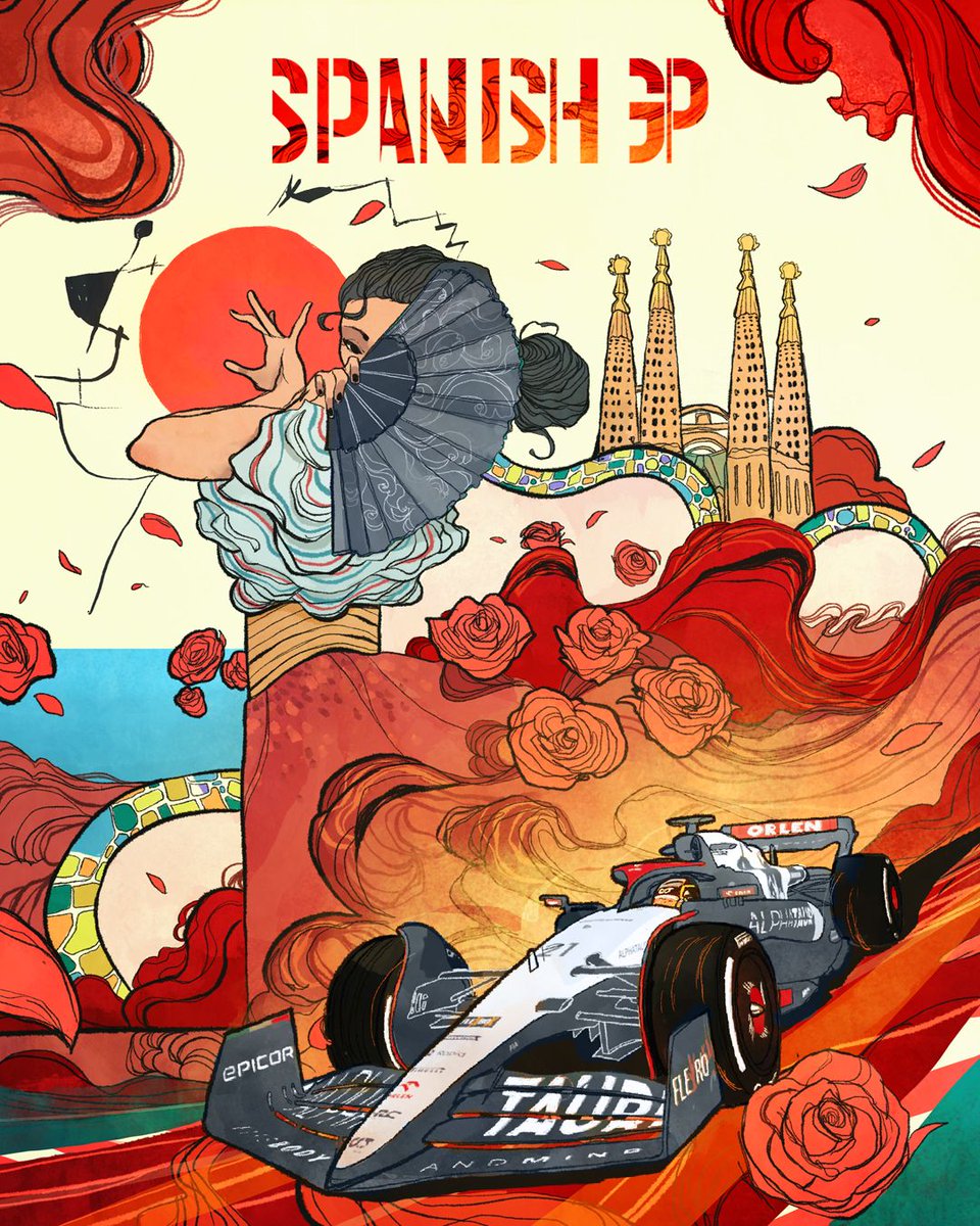 Ferrari ve AlphaTauri'nin İspanya GP posterleri...

#SpanishGP🇪🇸 #F1 #F12023 #raceweek #poster