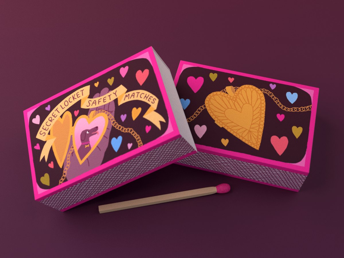 elizayoung__'s tweet photo. Fancied trying out packaging design so I made a set of safety matchbox mockups inspired by @bridiecheeseman 's matchboxes. 🕯

#packagingdesign #matchboxdesign #blender3d #illustration #designmockup https://t.co/oRQ6mBvdAn