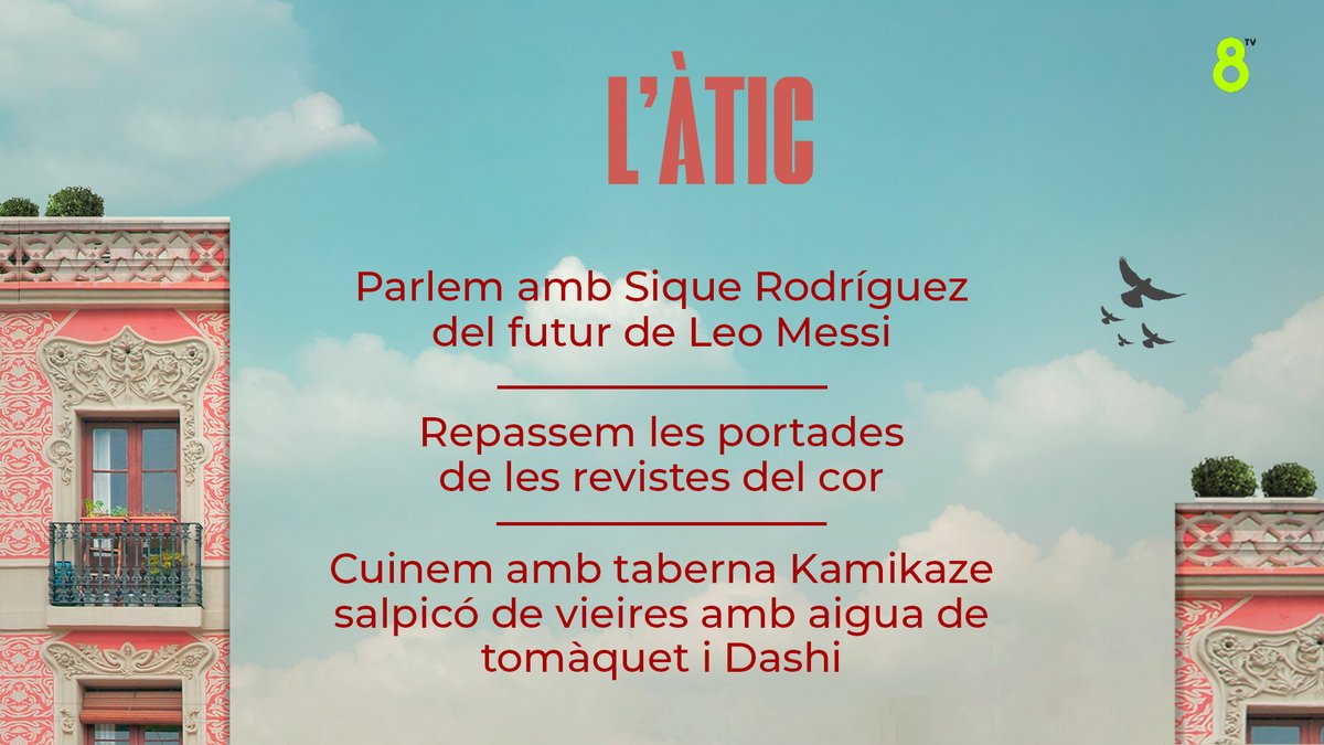 L'Àtic de 8tv tweet media