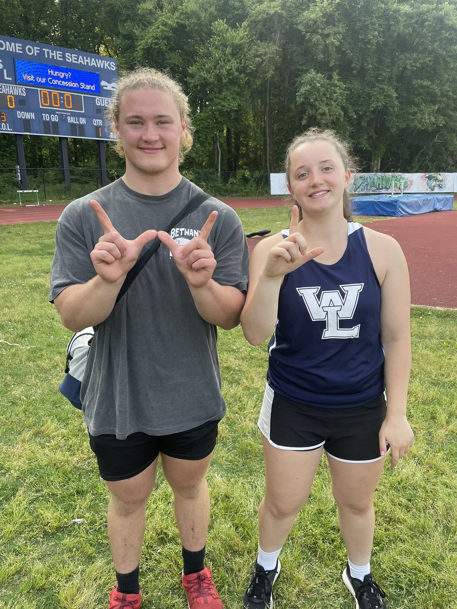 These two Regional Champs punched a ticket to states on two PRs and I’m so excited to see what they do <a href="/VHSL_/">VHSL Athletics</a> states this weekend! <a href="/GeneralsPride/">Washington-Liberty HS</a>