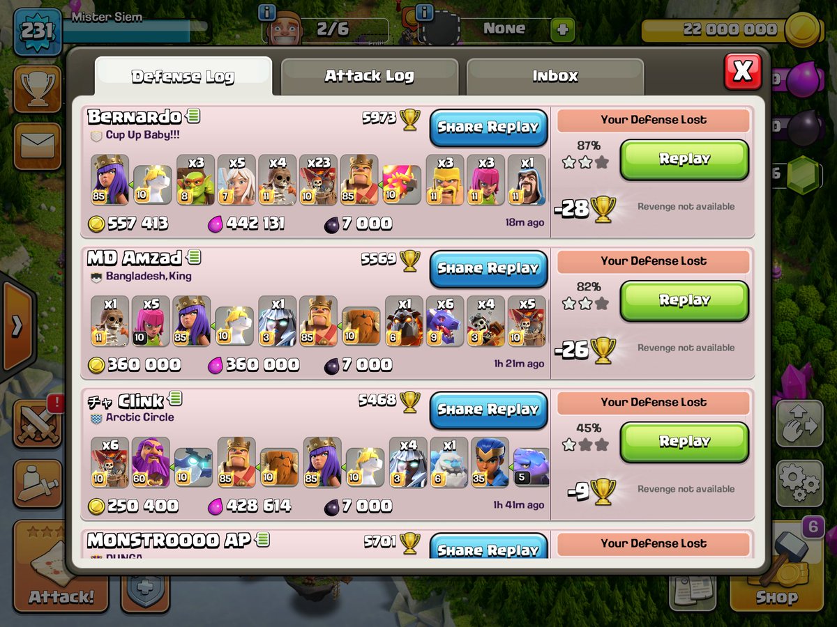 Legend Base I ran for the whole season (finish 495)

Defended some pro’s, I hope it does as well for you as it did for me

Link: link.clashofclans.com/en?action=Open…