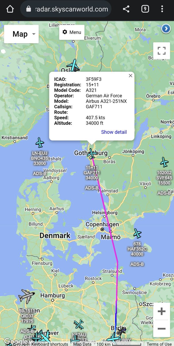 scan_sky's tweet photo. Several Foreign Ministers Inbound To #Oslo 🇳🇴 To Attend The Informal Meeting Of #NATO Foreign Ministers.
German Foreign Minister Annalena Baerbock 🇩🇪 - 15+11 - #GAF711
Slovakian Minister Of Foreign Affairs Miroslav Wlachovský 🇸🇰 - OM-BYA - #SSG004
Greek Minister of Foreign Affairs Vassilis Kaskeralis 🇬🇷 - 678 - #HAF352C