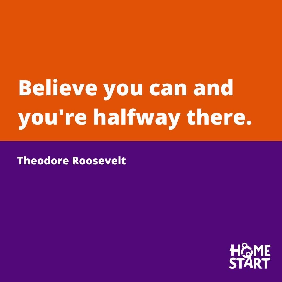 HS_Hillingdon's tweet photo. Believing you can is a milestone in itself and a pretty good first step. The next step may be asking for, and accepting, help. This could be from Home-Start, friends or family. We are there for parents to lean on when they need some extra support. 

#WednesdayWisdom https://t.co/ZuC0PnUMT8