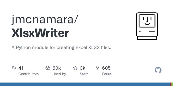 XlsxWriter This Python module, known as XlsxWriter, is specifically ...