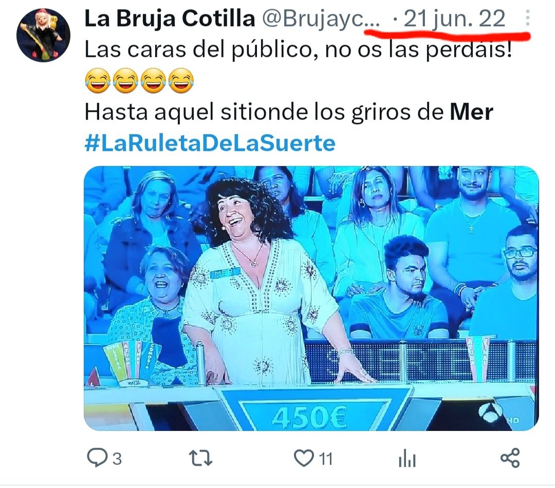 Este programa es de 21 de junio de 2022!!
Y Mer nos volvió locos
#LaRuletaDeLaSuerte