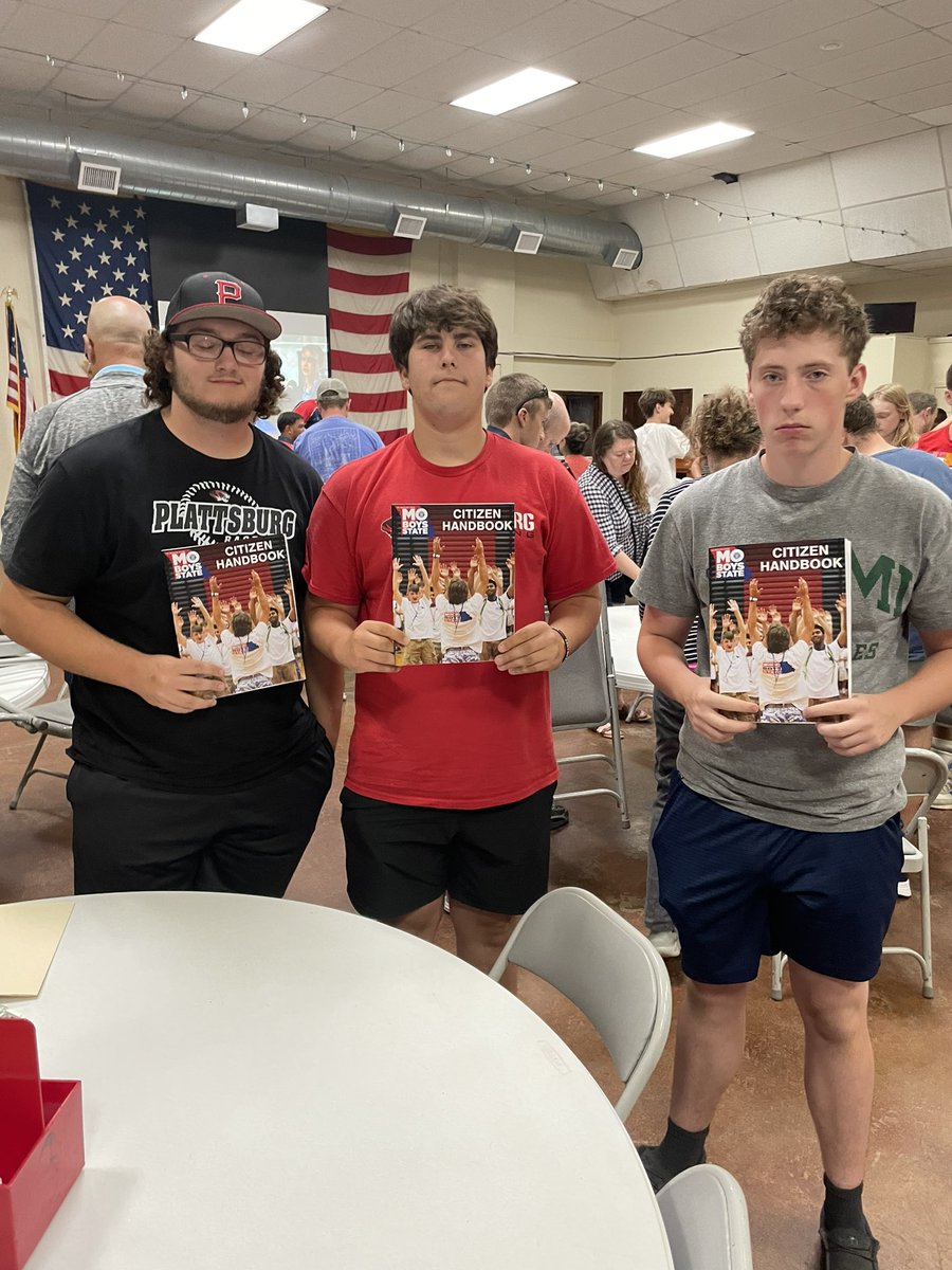 nursefishccr3's tweet photo. A step closer in preparation for Missouri Boys State!  Representing PHS!!! https://t.co/TKU5TduLsy