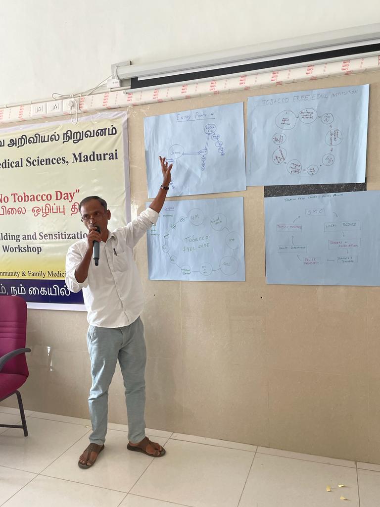 AIIMS Madurai observed #TobaccoFreeIndia Day on 31st May. On this day a one day workshop on “Capacity building of Front-line health workers on prevention and control of tobacco use” for the front line health workers and ..1/2