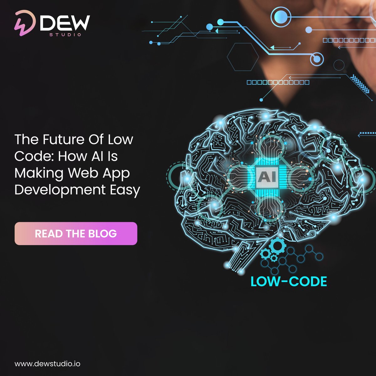 Know how #artificalintelligence is making space in the IT industry. 
bit.ly/44OOEo5
Read words from experts on #AI advanced #lowcodeplatform developing #webapplication

#lowcode #lowcodetool #mobileapps #dewstudio #lowcodedevelopment #lowcodedevelopmentplatform