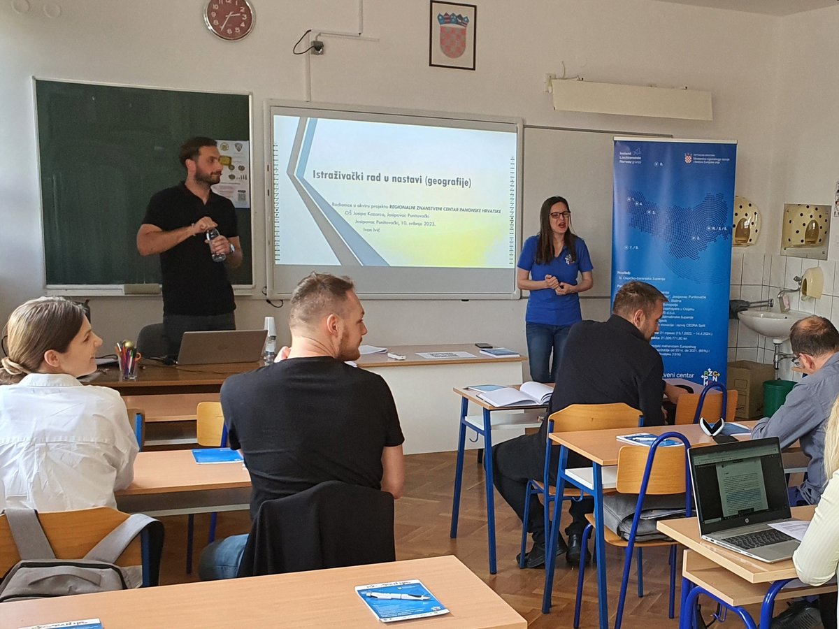 geog_pmf's tweet photo. Naši asistenti u aktivnostima projekta Regionalni znanstveni centar Panonske Hrvatske čiji je nositelj Osječko-baranjska županija: https://t.co/7vJUsfAvkg

#znanstvenicentar #pmfgeografija #slavonija https://t.co/cDYYz2352L