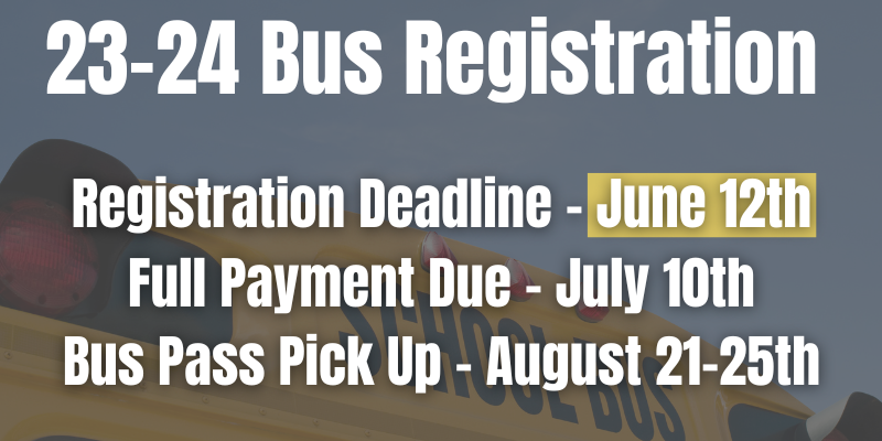 Franklin Public Schools, MA: bus registration deadline - June 12 buff.ly/3IShJ8P