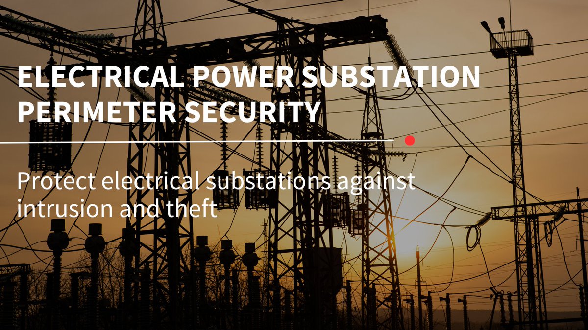 ⚡How to stop theft and vandalism in electrical power substations? Continuous 24/7 #panoramic surveillance is the best solution for preventing any threat! urlz.fr/m5kA

#electricalpowersubstation #perimetersecurity #electricalindustry #thermalimaging #thermalsecurity