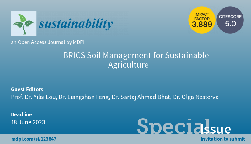 The deadline is approaching!
18 June 2023 ⏳

Your submissions are welcome!

For more details: mdpi.com/journal/sustai…