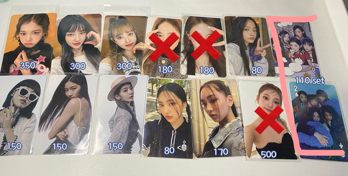sselerafim's tweet image. wts lfb ph

haerin wink sets
must claim with 2 or more pcs 
prio taking more, not prio payo
1 month dop with dp

t. aespa newjeans lesserafim ive karina haerin stayc hanni minji hyein seulgi sakura giselle gaeul ningning yujin sieun j isa chaewon yoon kazuha momo joy princess