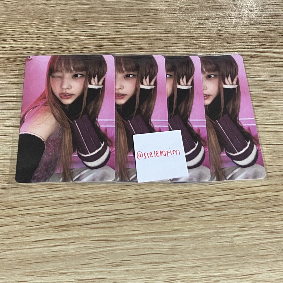 sselerafim's tweet image. wts lfb ph

haerin wink sets
must claim with 2 or more pcs 
prio taking more, not prio payo
1 month dop with dp

t. aespa newjeans lesserafim ive karina haerin stayc hanni minji hyein seulgi sakura giselle gaeul ningning yujin sieun j isa chaewon yoon kazuha momo joy princess