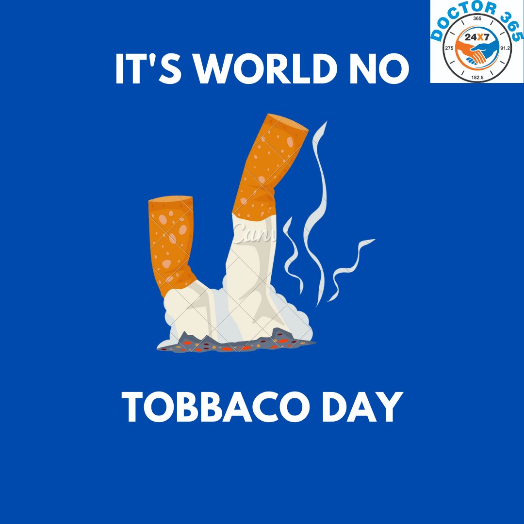 Doctor_365's tweet photo. Doctor 365 Wishes You All Worlds No Tobacco Day

#doctor365 #rkhiv #drdharmendrakumar #NoTobacco #NoTobaccoDay https://t.co/9J5EXSv54F