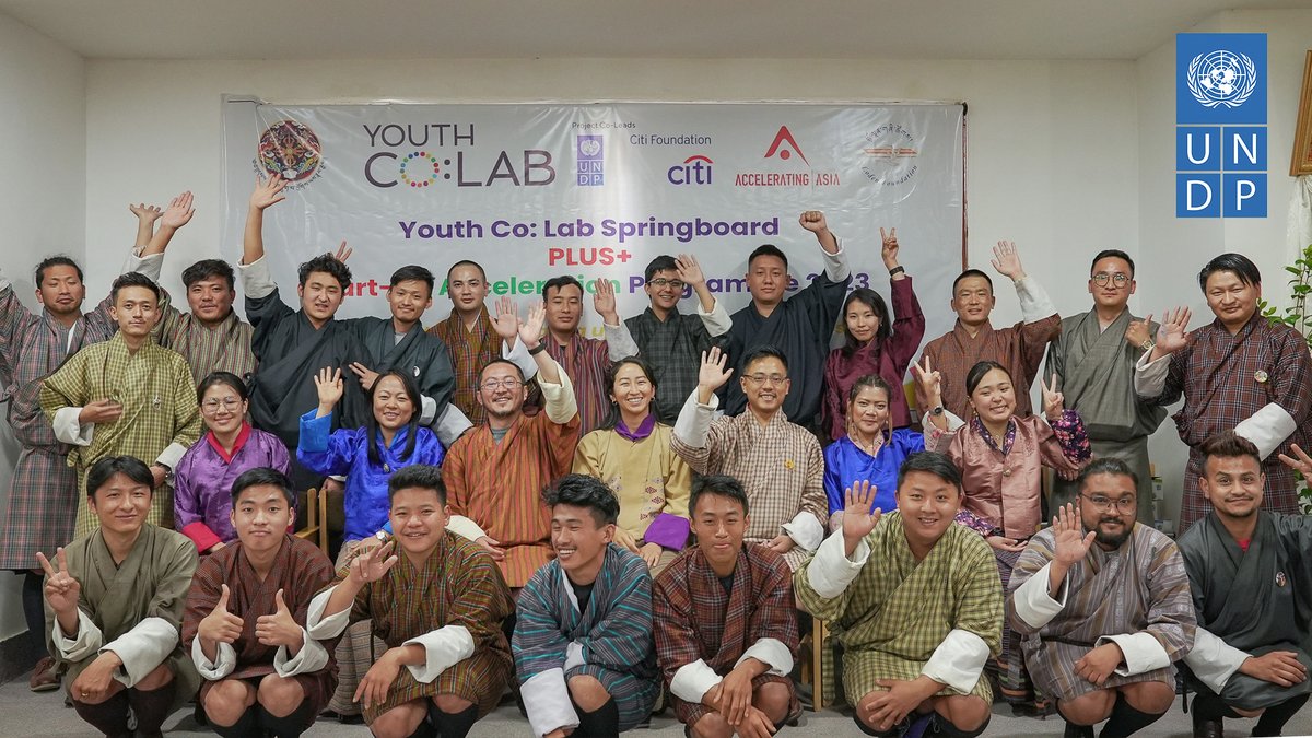 18 startups pitched their business scale-up plans at Startup Centre in #Thimphu as part of #SpringboardPlus 2023. Top 10 startups will receive grant support to scale-up their businesses. Proud to be part of the Programme w/ @MOLHRBhutan @lodenfoundation @YouthCoLab @Citi @asia_vc