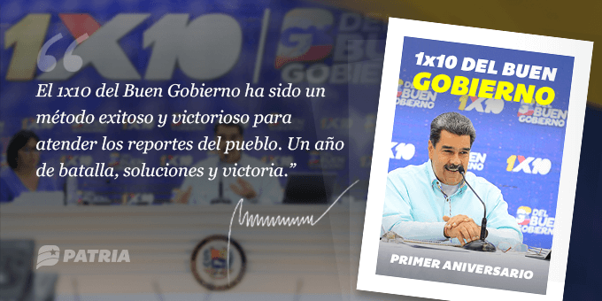 MSVEnLinea's tweet photo. 🚨 #ÚLTIMAHORA || Hasta el día de hoy será la asignación del Bono 1er Aniversario 1x10 del Buen Gobierno enviado por nuestro Pdte. @NicolasMaduro a través del Sistema @CarnetDLaPatria.

@veQRSocial #TuiteroPatria #31May #ElSurRenace https://t.co/dHNJB8VYla