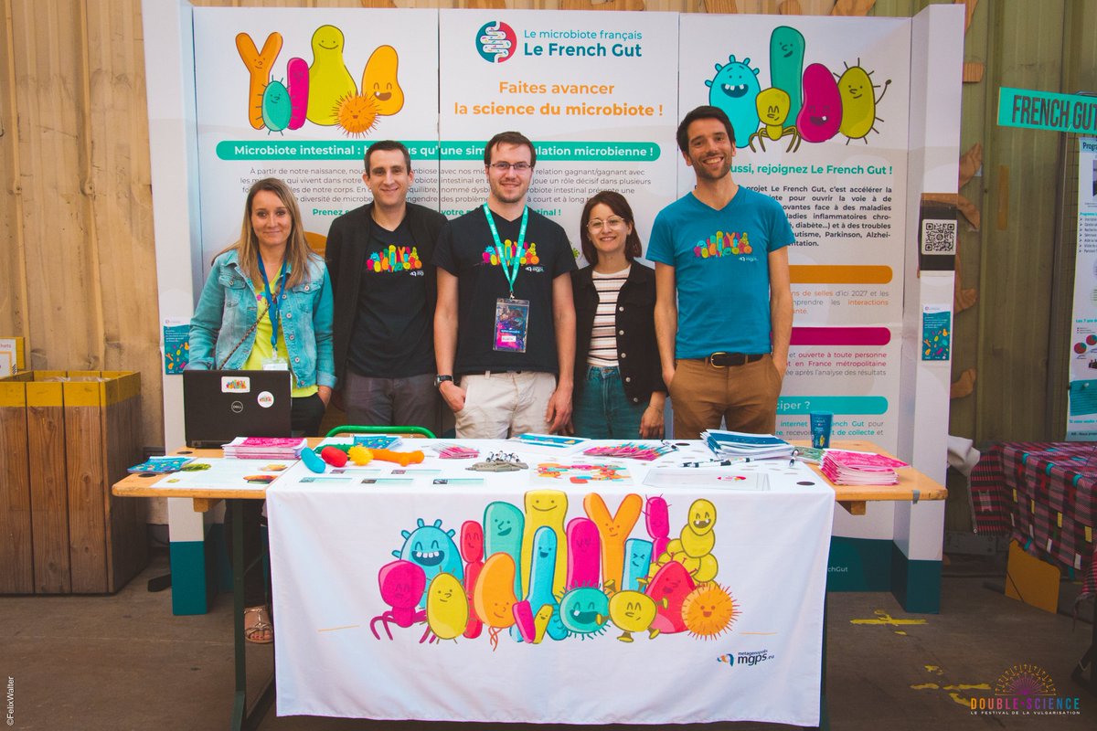 lefrenchgut's tweet image. @lefrenchgut  était à la rencontre du grand public au festival @double_science_ ce week end ! 

Nous avons pu parler du #microbiote au grand public et intervenir lors d&apos;une table ronde sur la #communication dans un projet de science participative

@INRAE_France @MgpsLab #santé