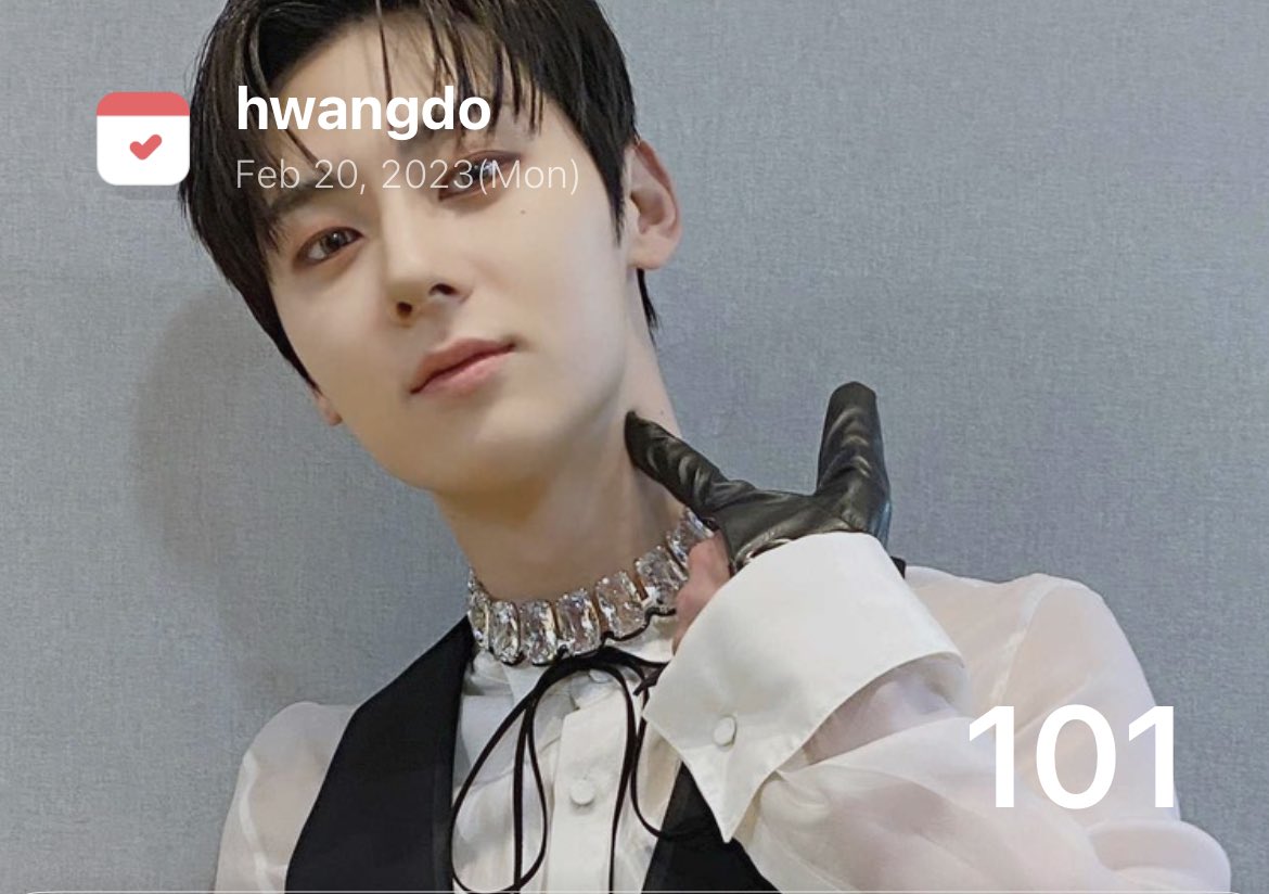 101 DAYS OF BEING A HWANGDO 🥳🥳
