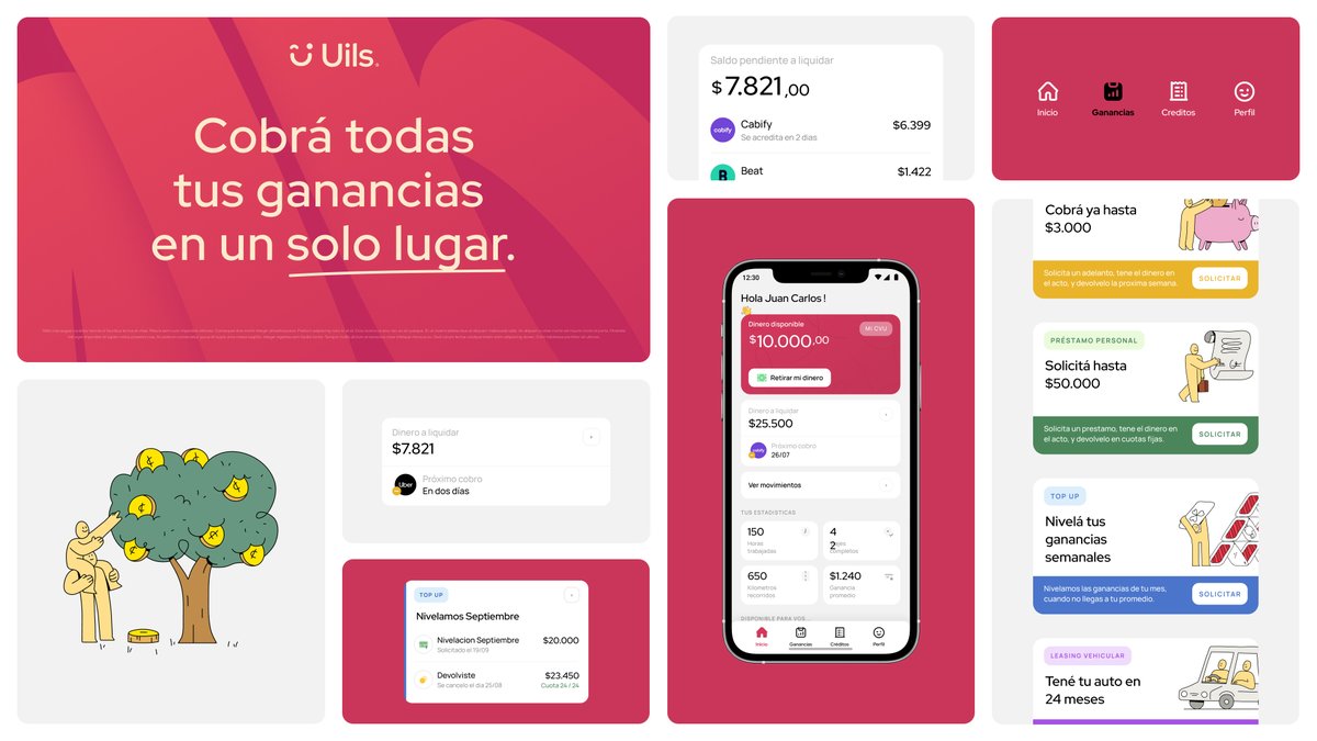 buriasconehuen's tweet image. 🚗

Desde @paisanxs  ayudamos a #Uils a lanzar su MVP, diseñando y desarrollando una aplicación que permite a los conductores crear un puntaje de crédito para acceder a productos financieros exclusivos.

—

#paisanos #uils #diseño #desarrollo