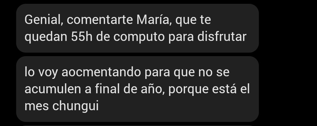 Shsjdjdjdkdkdkdjfb me acaban de sumar casi 7 días de vacaciones