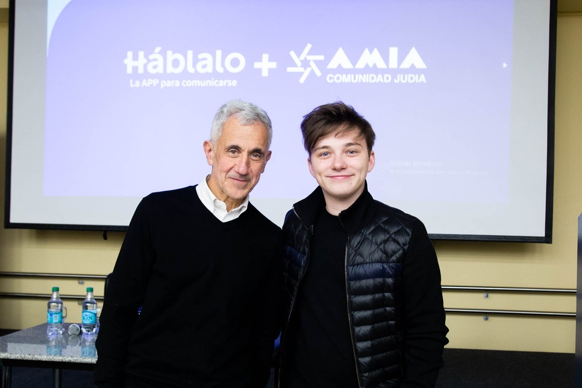 <a href="/HablaloApp/">Háblalo ❤️</a> eligió a <a href="/InfoAMIA/">AMIA</a> para donar su servicio y ayudar así a que nuestras sedes sean cada vez más inclusivas. Gracias <a href="/Mateons/">Mateo Salvatto 🇦🇷</a> por poner tu capacidad y compromiso en la búsqueda de respuestas que mejoran la calidad de vida de miles de personas.