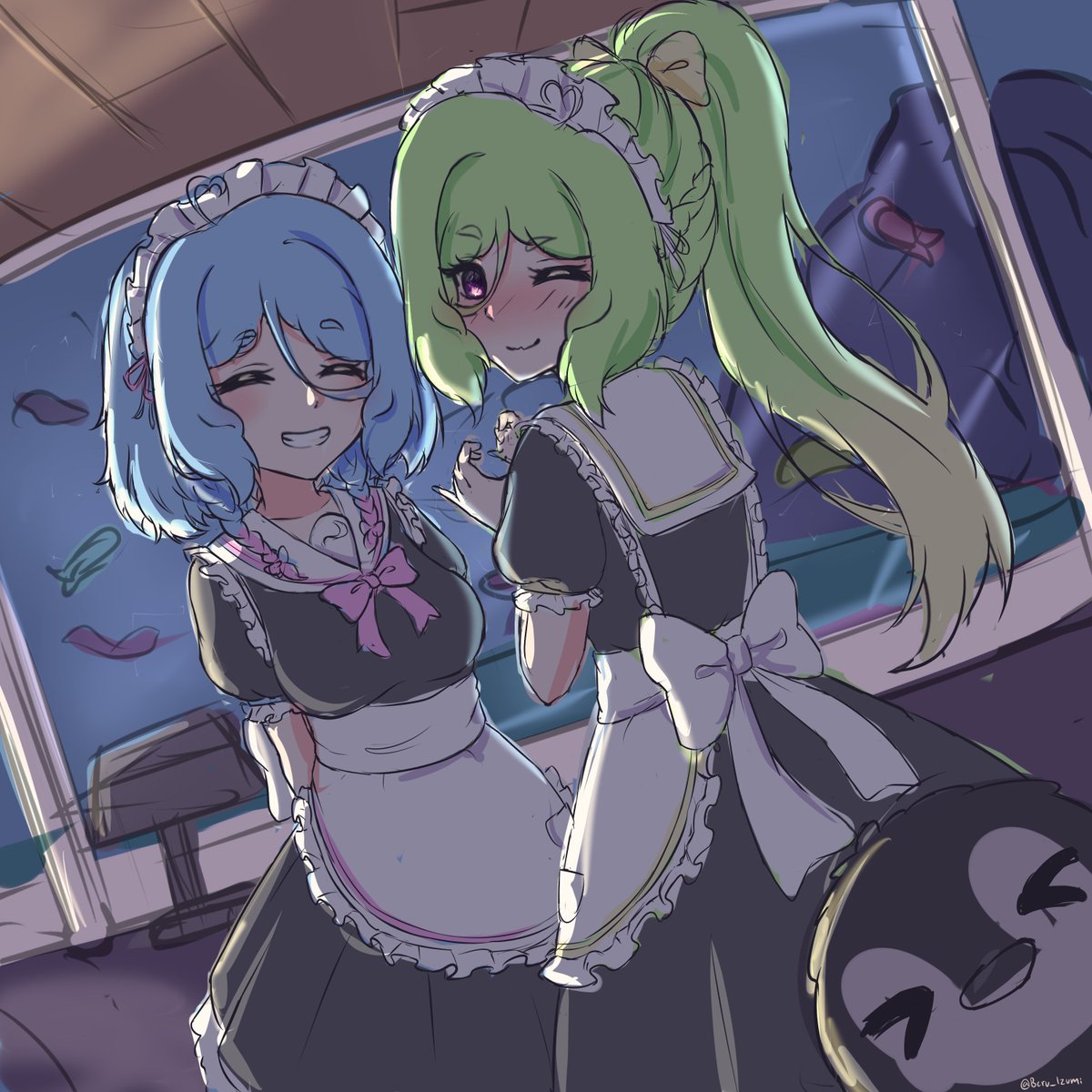 Beru_Izumi's tweet photo. Did you know Beru has an older sister named Rumi? Beru love love loove Rumi and hopes you will doπ₯°
#Beruillust #Berufamillust #Vtuber https://t.co/OQANlroXgf