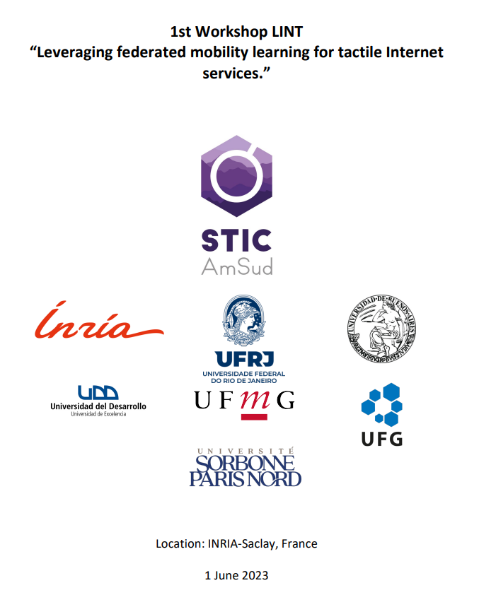 Tomorrow, here at @inria Saclay (Paris), is the first Workshop of our LINT project funded by @AnidInforma and #STICAmSud. We'll be talking about networks, mobile phone data, and federated learning among a group of researchers from France, Brasil, Argentina and Chile.