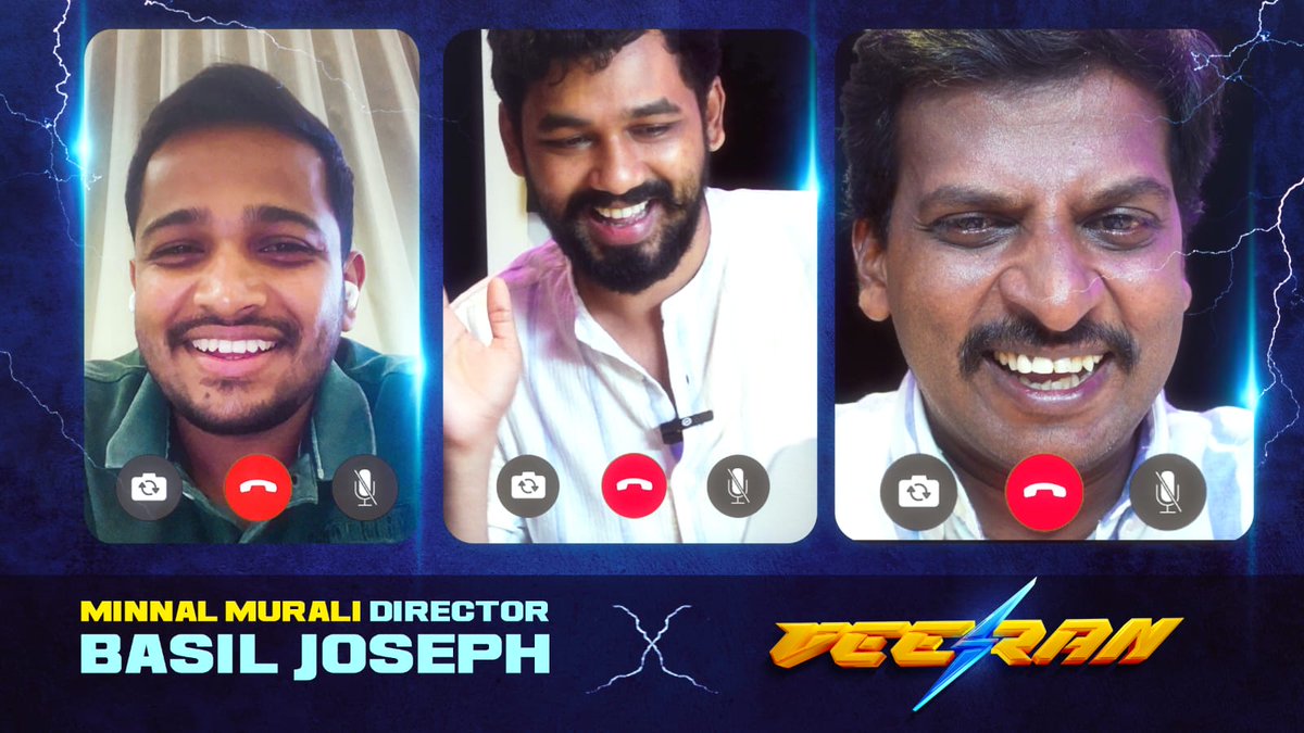 Here is ultimate surprise promo ft. Team #Veeran x #MinnalMurali director @basiljoseph25 ⚡🥁🤣

youtu.be/_72qzWfyDKI

Tamil Super Hero Story #VeeranOnJune2 in THEATRES

@hiphoptamizha @ArkSaravan_Dir @editor_prasanna @SathyaJyothi