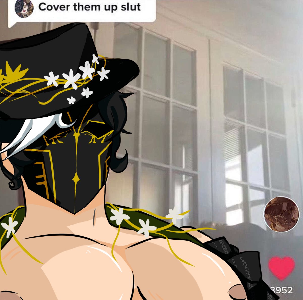 Selieruart's tweet photo. Tuberose? More like Boobrose. #IDV #IdentityV #IdentityVfanart #identityvripper #Jack #Jacktheripper #idvfanart
#Fanarts #drawing https://t.co/9TDkJi0IIz