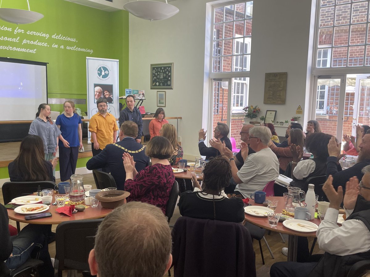 MagpieDance's tweet photo. Our Dancer Development Course had a great time performing 'Our World' at the Lets Talk Better Bromley event!
@LetsTalkBetter3 @InTunePR
#dance #inclusivedance #bromley #london #performance #learningdisabilityarts https://t.co/svpbcsvEUi