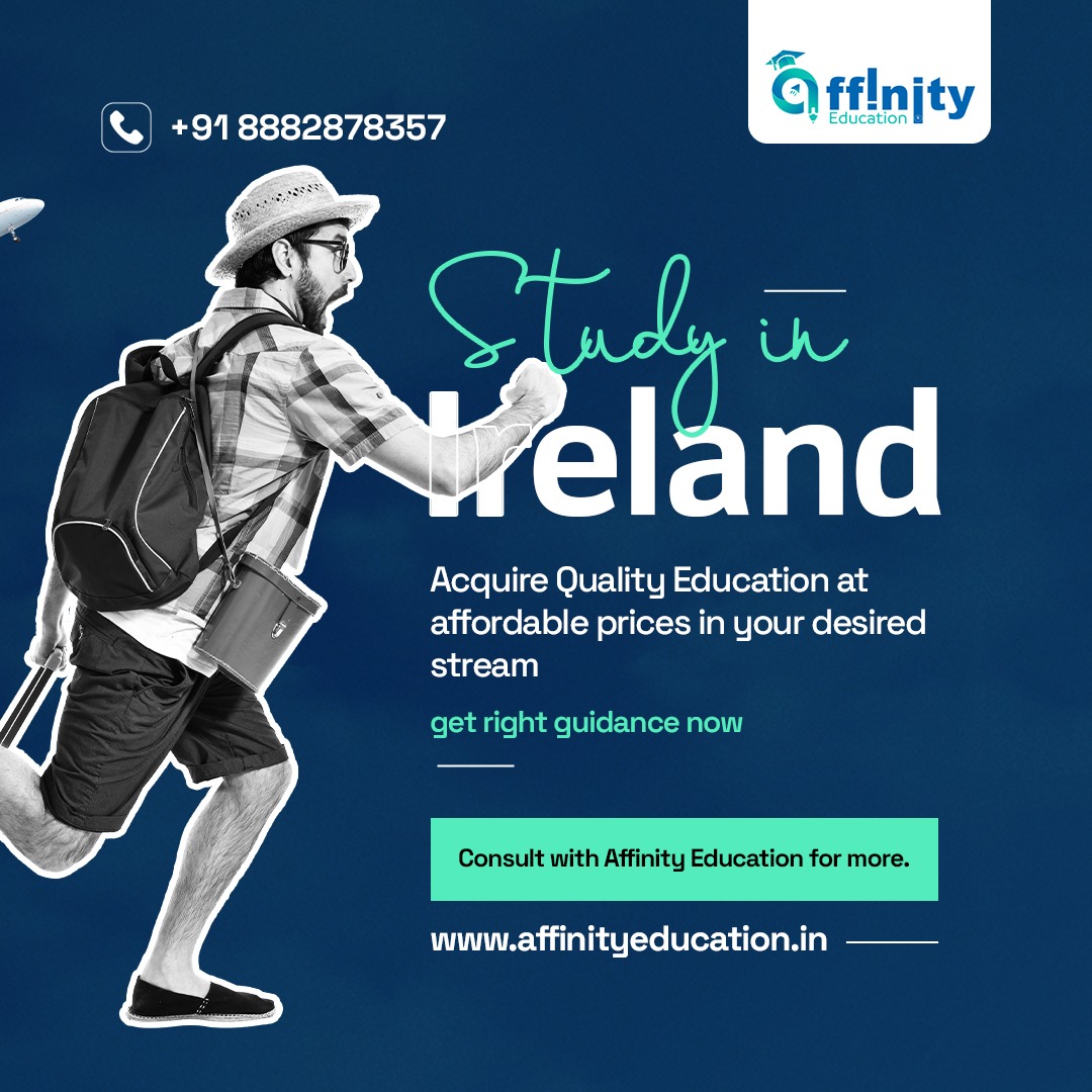 Studying in Ireland can be a great opportunity to acquire quality education.

☎️ 𝐂𝐚𝐥𝐥 𝐔𝐬 𝐍𝐨𝐰: +91- 88828 78357

#StudyInIreland #IrishUniversities #StudyAbroadIreland #IrishEducation #ScholarshipsIreland #StudyAbroad #EducationGuidance