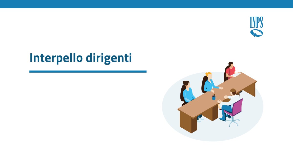 INPS_it's tweet photo. Incarichi dirigenziali di livello non generale. #Interpello per posti funzione centrali e territoriali vacanti.
๐ https://t.co/djS9D3zmSq
#InpsComunica #InterpelloInps https://t.co/FAGk06gPmB