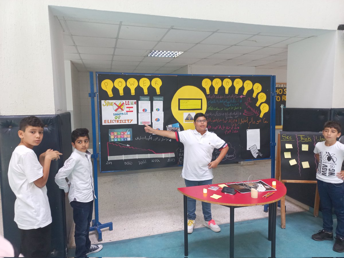 Grade 5B celebrated their success in their PYP Exhibition with their community by setting up a wonderful performance followed by a great presentation of the road that lead them to this day! <a href="/Hhhsinfo/">Houssam Hariri HS</a> <a href="/TawilNoor/">Noor Taweel</a> <a href="/samirasafadi91/">Samira Safadi</a> <a href="/MervatNasab/">mervat nasab</a>
