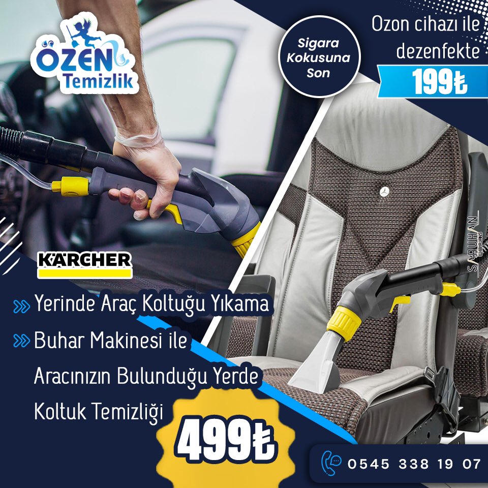 222rehber.com Koltuk Yıkama Sektör Sponsoru Özen Koltuk Temizleme🎊

Karcher marka buharlı koltuk yıkama makineleriyle oto koltuk yıkama yapan Özen Temizlik;
222rehber.com/ozen-koltuk-yi…

#araçkoltuğuyıkama #özentemizlik #temizlikşirketi #222rehber  #eskişehir #saruhanweb