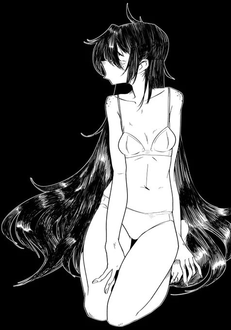 今月は新規に描いたのは一枚だけでしたが… https://t.co/mduDGWrHeH
