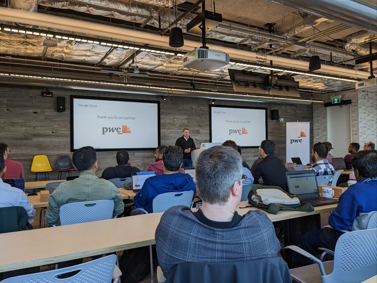 theimsheth's tweet photo. I attended the Modern Applications and Databases Workshop on May 18, 2023 in Toronto by Google Cloud Canada and PwC Canada.

I loved the lively hands-on GCP sessions &amp; am extremely grateful for the opportunity. 

#googlecloud #pwc #toronto #canada #devday #softwarearchitecture https://t.co/PBZZKL5q8s