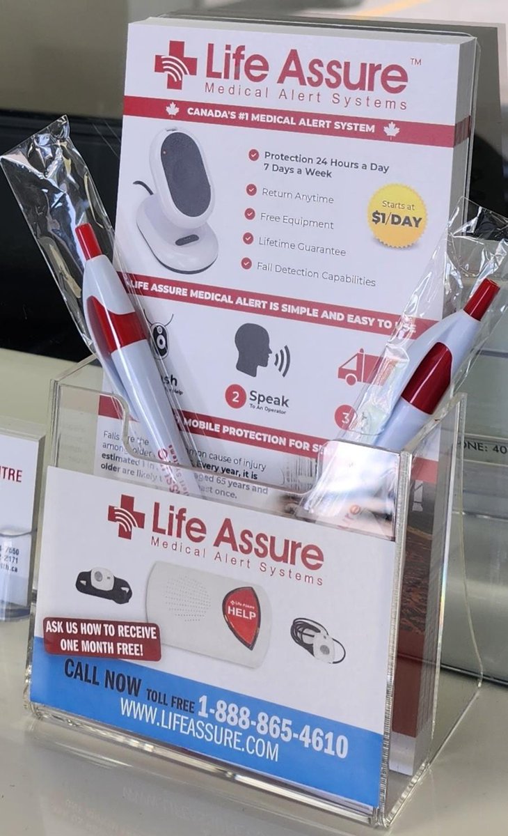 We Greatly Appreciated Signature Medical Centre, For Displaying Our Life Assure Medical Alert Brochures!
-Life Assure

#IndependentSeniors #PremiumMobileElite
#PremiumMobilePlus #FallDetection
#ProtectYourLovedOnes #TotalHome