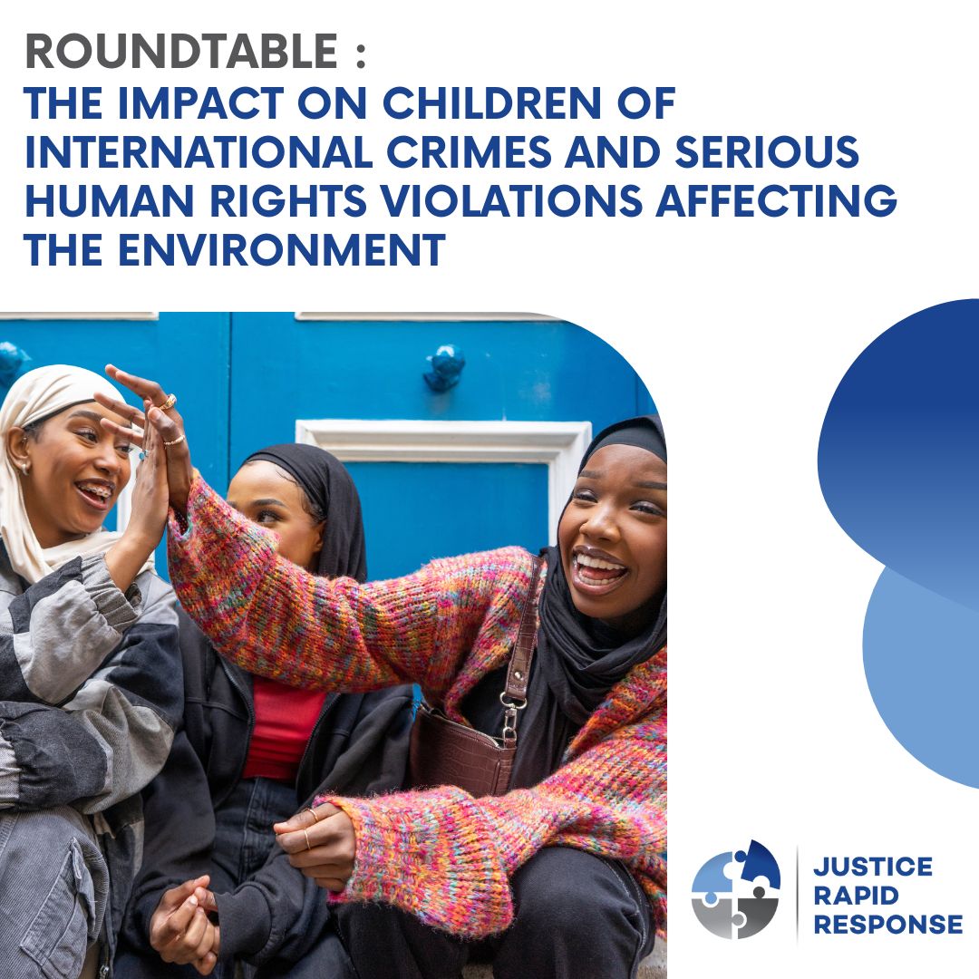We are getting ready for day 2 of our Roundtable! Tuesday, we discussed #Environmental degradation & how it can be the root cause of forced #displacement & a tool to commit inter'l crimes affecting #children. We welcome our guests for a 2nd day of insightful discussions!