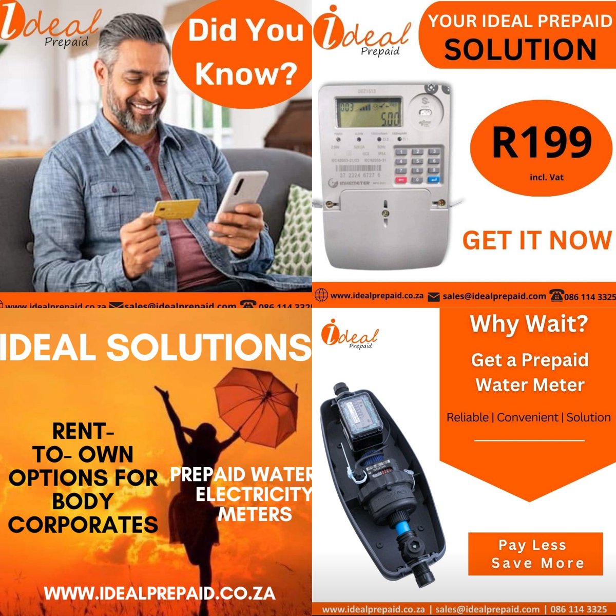Did you know: Ideal Prepaid makes payments to #landlords, #bodycorporates, #distributors, and #managingagencies on the 1st of each month?
Payments may take 3-4 working days for the money to reflect, depending on the bank you use. 
Call+27835569848
#prepaidmeters #idealprepaid