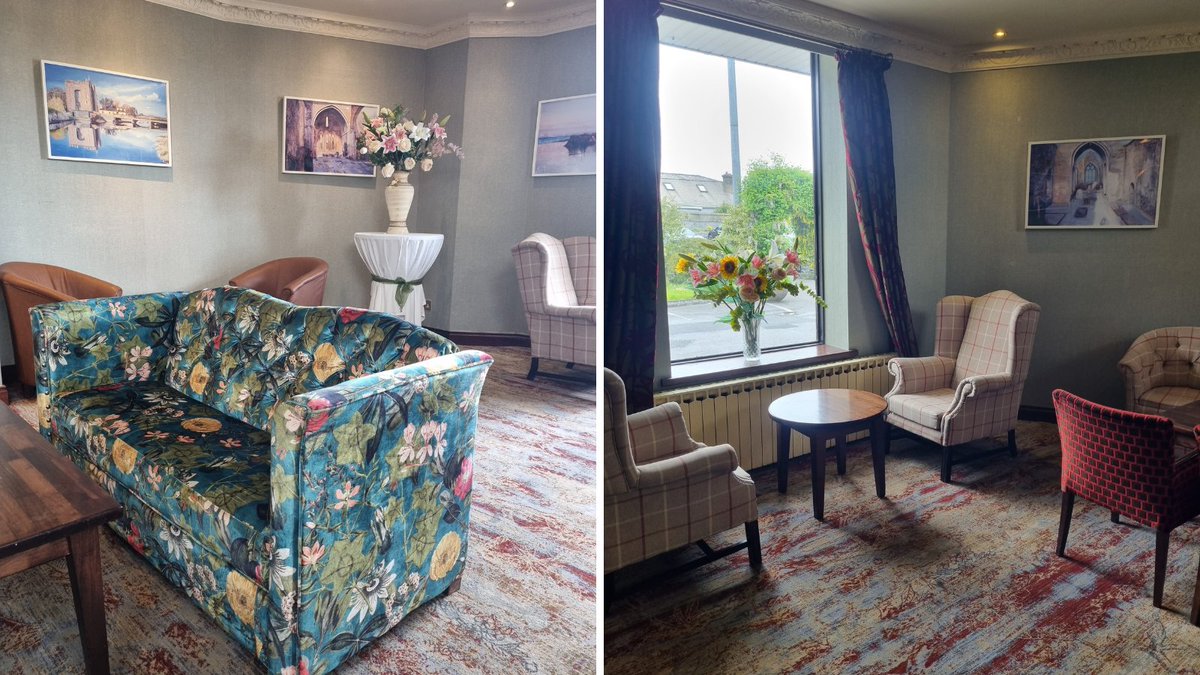 Our lovely reception area with some light refurbs being done! 😉

It's the perfect spot to catch up with friends, plan your adventures, or simply enjoy a moment of relaxation.

#treacyswestcounty #ennis #countyclare #familyfriendly