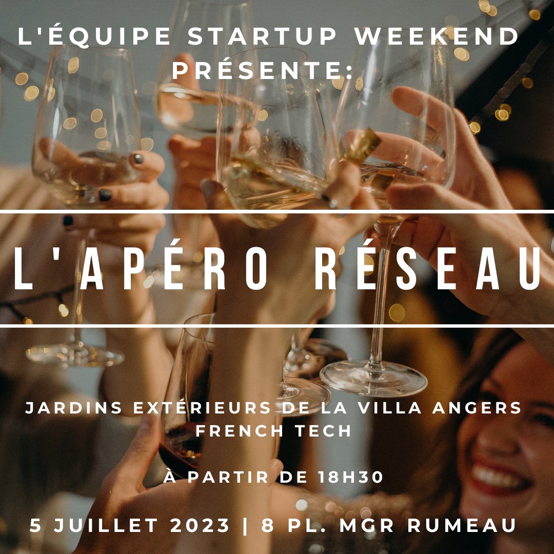Le 5 juillet 2023, nous organisons un Apéro Réseau🍹

Rejoins-nous, pour partager un moment convivial et d'échanges. 🚀

Alors rendez-vous à 18h00 pour nos partenaires.🤝
Sinon rendez-vous à 18h30 ! 😉

Lien pour l'inscription🔥: helloasso.com/associations/d…