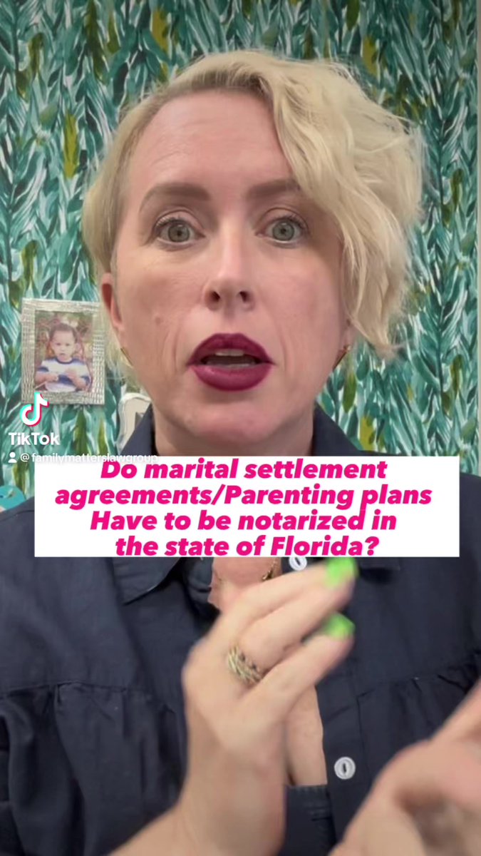 FamMattersLaw's tweet photo. Most of the time a marital settlement agreement, and or a parenting plan, in the state of Florida does not have to be notarized, but there are a few exceptions. #familylawyers #divorce #divorcelawyer #familylawyer #familylawyer #divorcelawyers #notarypublic #notarization https://t.co/A4dIBKB5co
