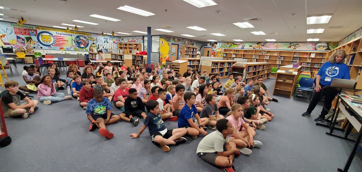 MVESroars_lib's tweet photo. Thank you @PrinceWMLibrary for your summer reading and events presentation. @mvesroars https://t.co/N8OjUOoBL8