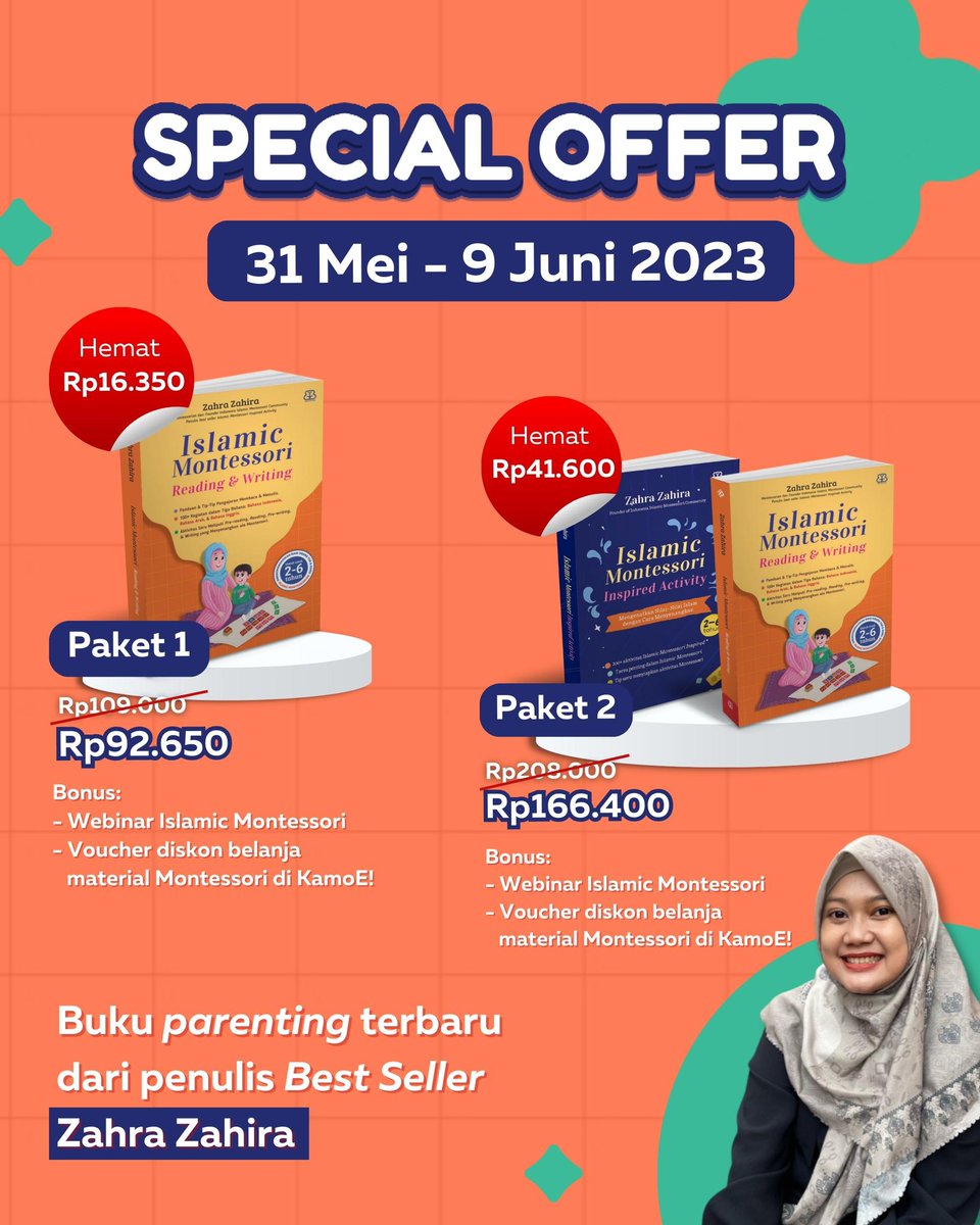 #tipsparentinganak #millenialparenting #tipsmontessori #prokontracalistung #parentingkeluargamuslim #prokontrabacatulis #duniaparenting #parentingmudah #parentingasyik #bookreview #parentingbooks #bukuparentingislam #bentangpustaka #bukumontessori #parentingtips